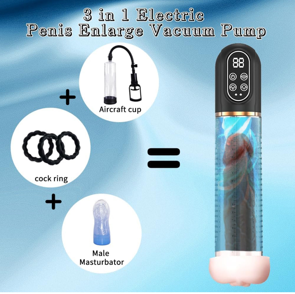 3n’1 Men's Vibrator/ Pump