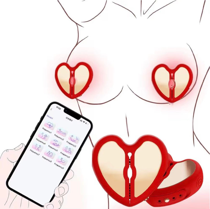 Heart Nipple Vibrator