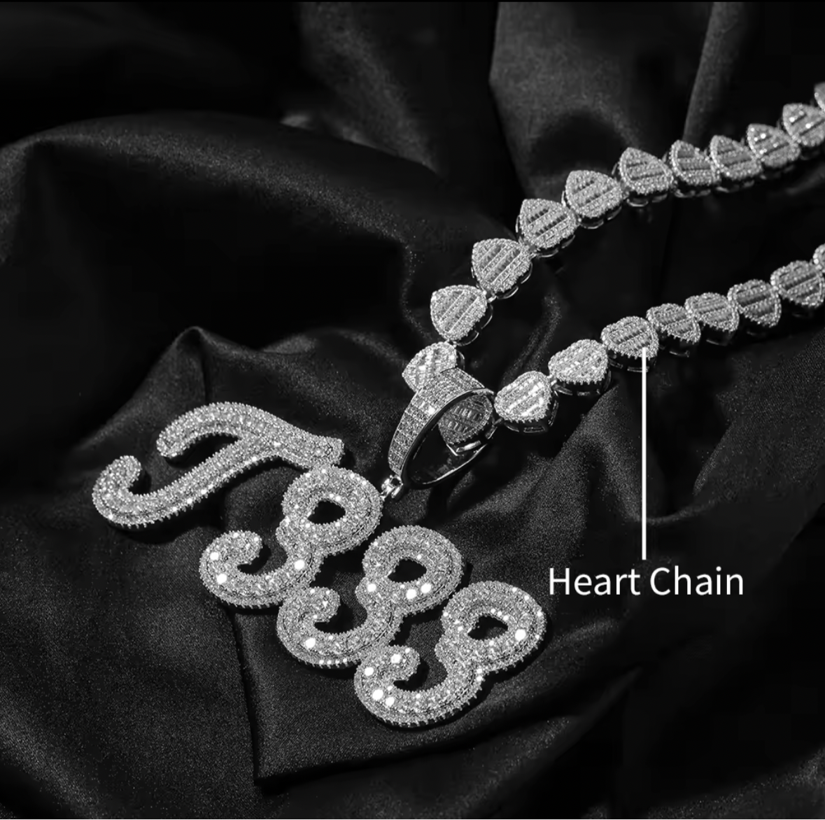 Custom Pendant Heart Chain