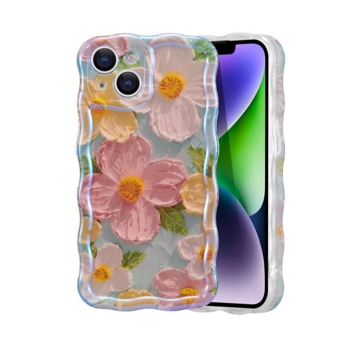 Oil Painted Flower iPhone Case