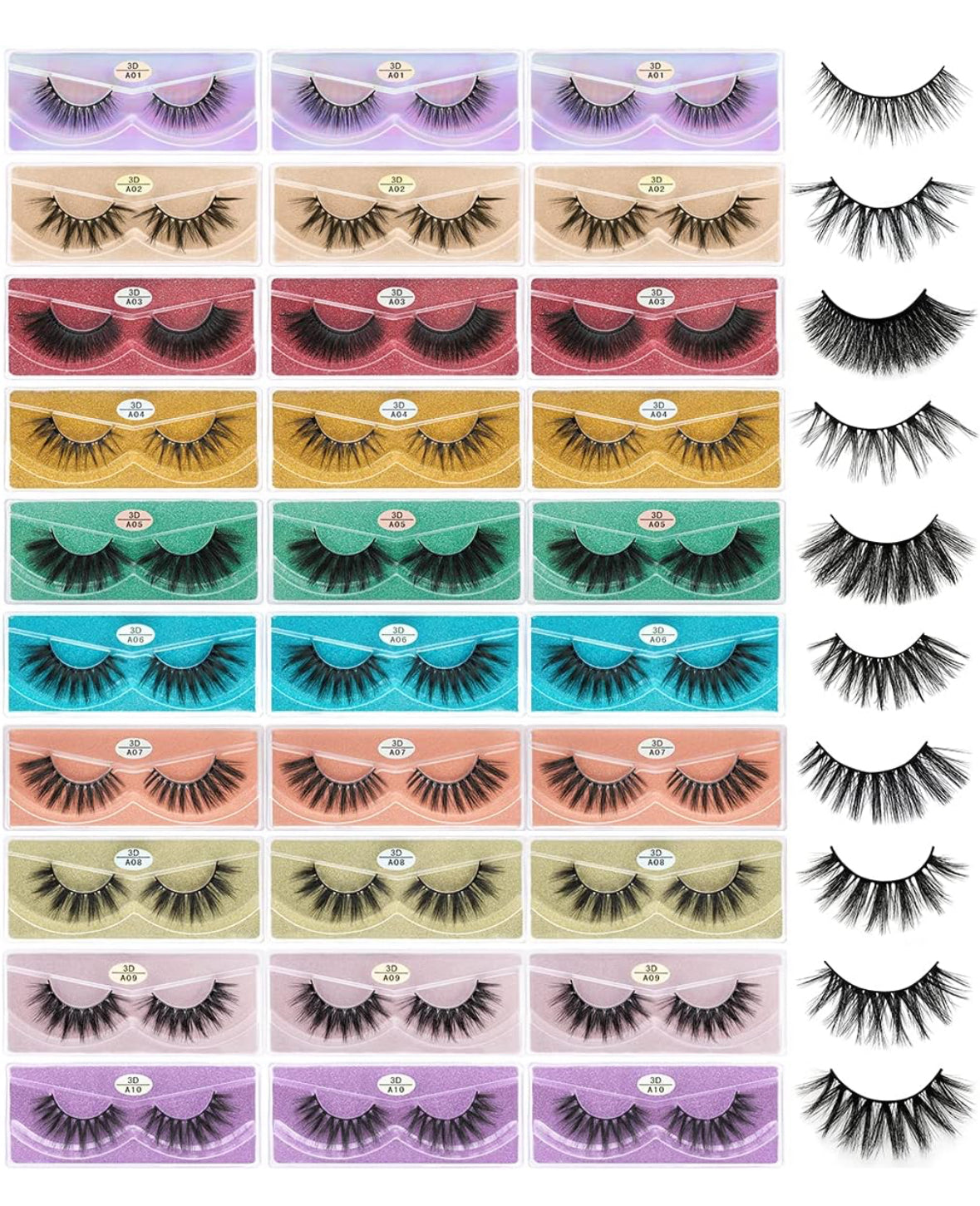 Lash Packs (10-100ct)