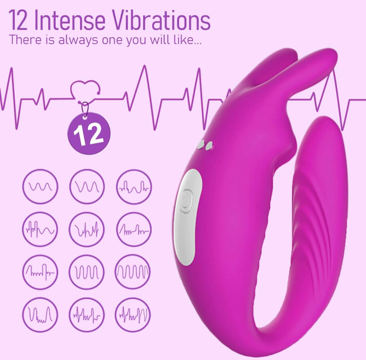 Purple Buzz Bunny