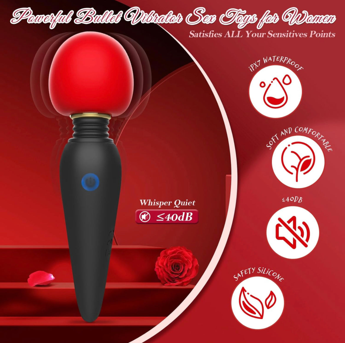 Cherry Top Bullet Vibrator