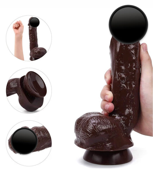 8” Brown Dildo