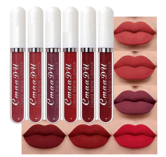 6Pcs Matte Liquid Lipstick